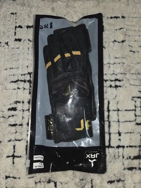 Jax Model One Batting Gloves size YL Black  new
